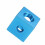 Three Way Cube Connector for 2020 V-slot Aluminum Extrusions Profile Blue 8
