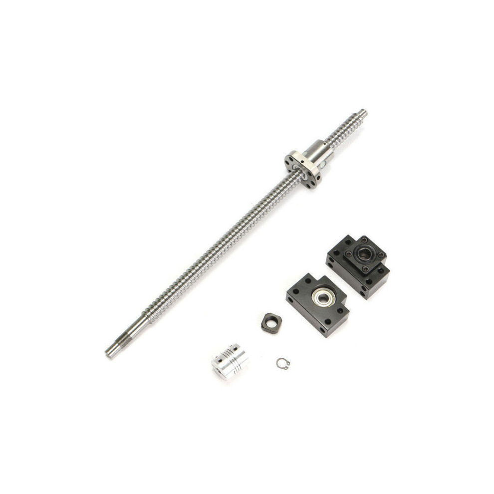 400Mm Ball Screw With Bk12 Bf12 Supports And 6.35X10mm Coupler For Cnc 9078193504248