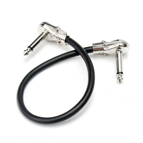 (C) 1PC Low Noise Guitar Effect Pedal Board Patch Cable Cord With Right Angle Plug 2