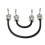 (C) 1PC Low Noise Guitar Effect Pedal Board Patch Cable Cord With Right Angle Plug 8