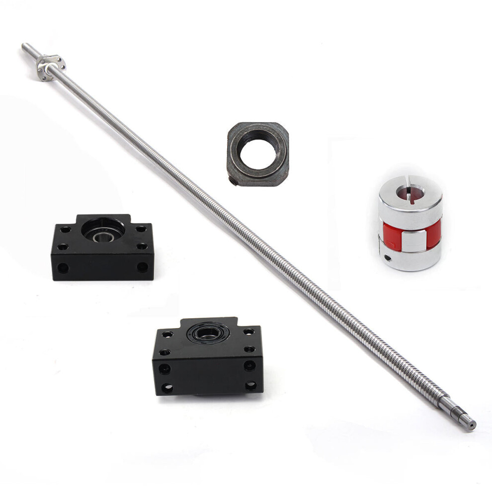 1500Mm Ball Screw With Bk12 Bf12 Ball Screw End Supports And Coupler Set 9078193534351