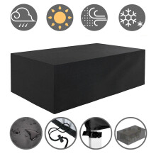 (M) 242x162x100cm 420D Patio Garden Outdoor Furniture Set Protector Cover Table Chair Waterproof Cover