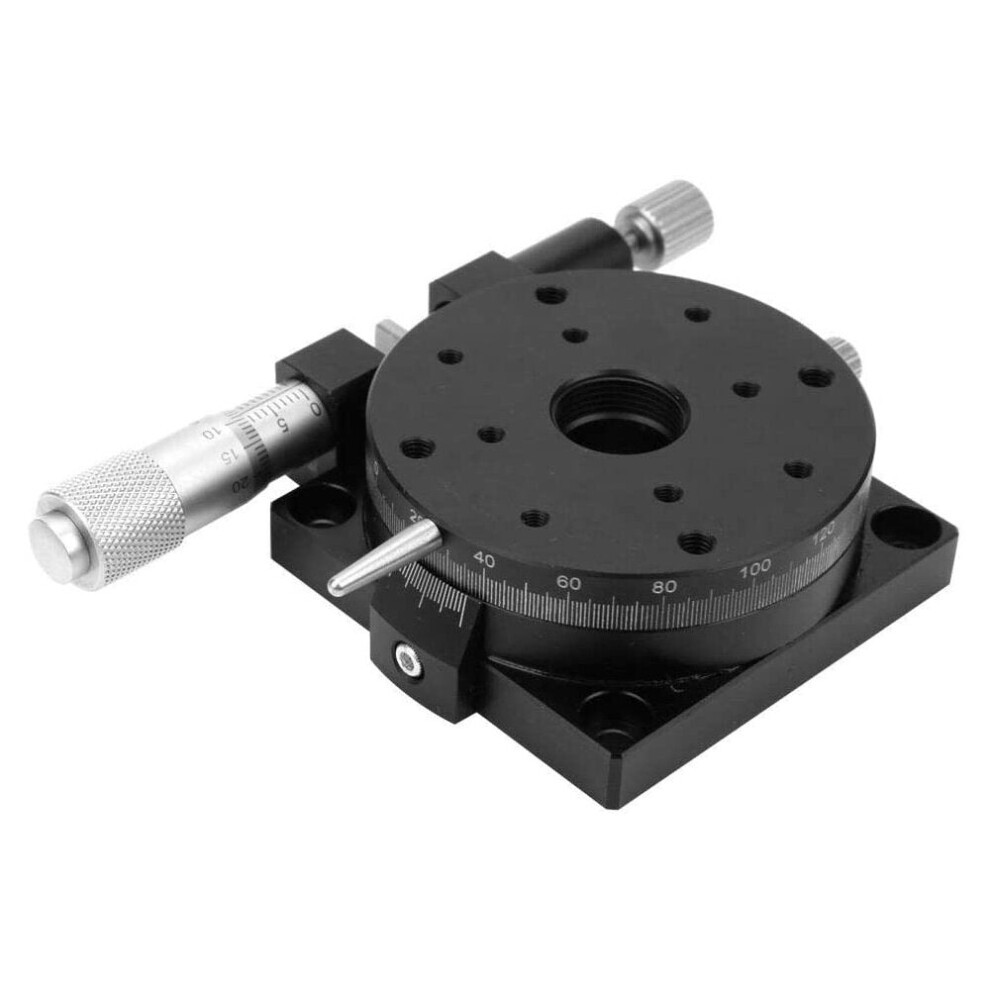 (Left) R Axis 60Mm Sliding Table Micrometer Precision Adjust Angle Manual Platform Sliding Stage 9078193507201