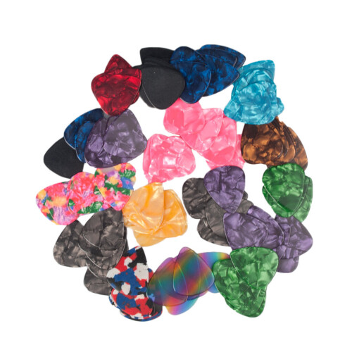 500PCS Without Standard Guitar Picks Celluloid Picks 2