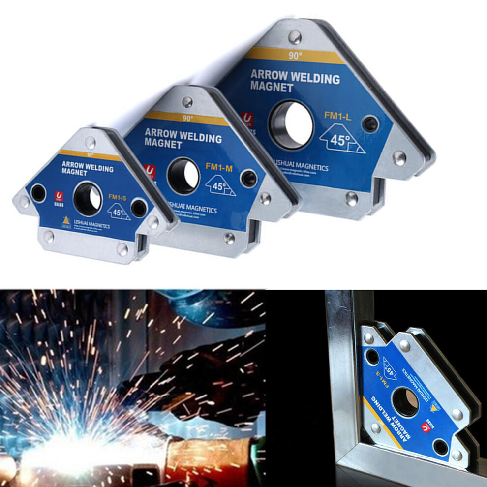 (S) 3 Angle Arrow Welding Magnetic Holder Arrow Welder Positioner Soldering Locator 1138392170373