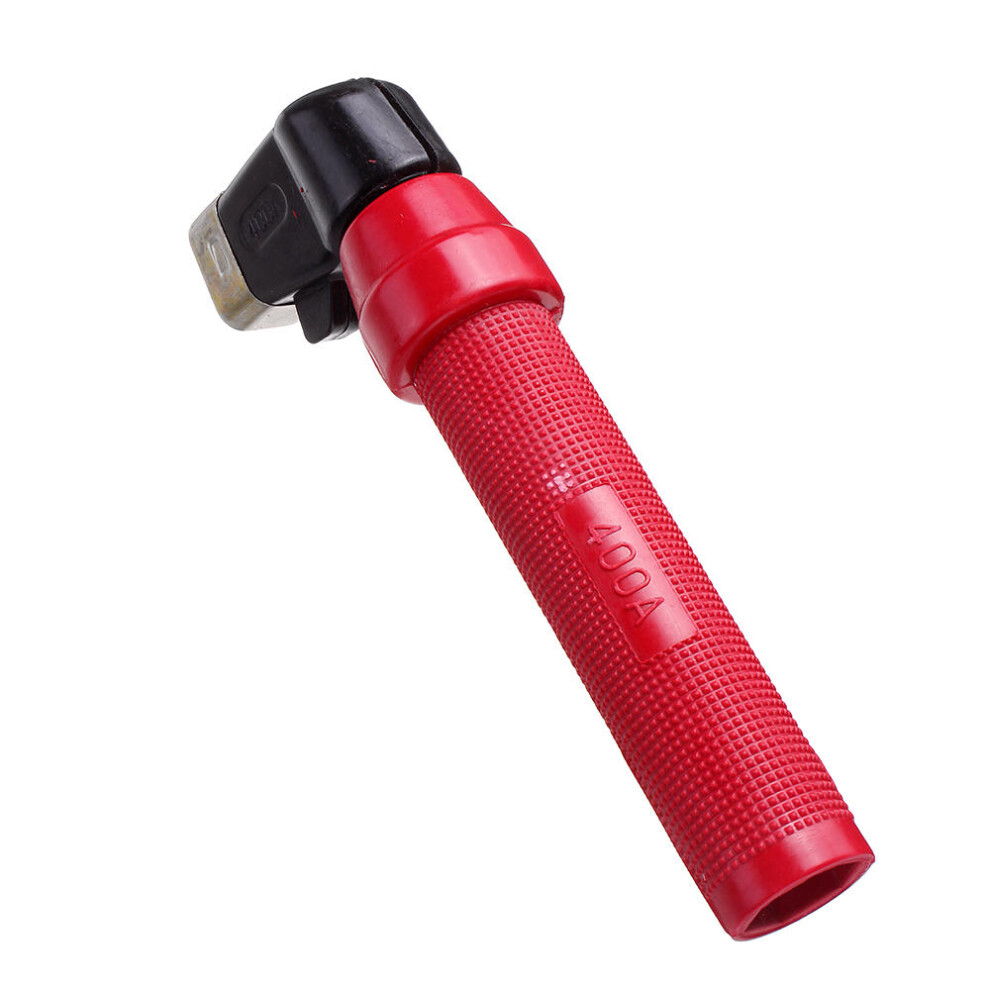 (Red) 400A Electrode Holder Weld Clamp Mma Welding Accessories Arc Welding Holder For Welding Machine 1138392167298