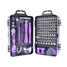 (Purple) 115 in 1 Precision Screwdriver Set Magnetic DIY Screw Driver For Electroics PC Computer Phone Repair Tool