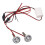 (Green) 12V Motorcycle LED License Plate Light Brake Strobe Flash Tail Decoration Flashlight 3