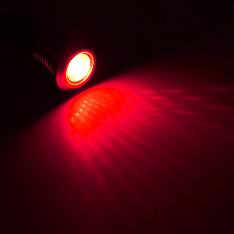 () 12V 10Mm Led Indicator Pilot Dash Dashboard Panel Warning Lamp Red/Light 9078193998993