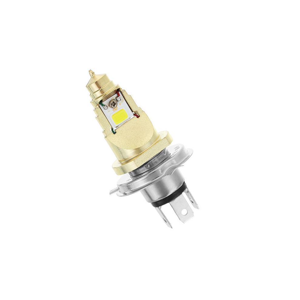 (Plug A) 12-80V 1500Lm H4 Led Headlight Cob Bulb High Low Beam Universal 3592643653530