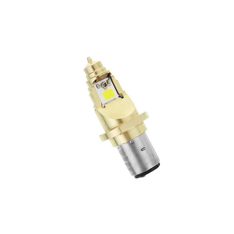 (Plug B) 12-80V 1500lm H4 LED Headlight COB Bulb High Low Beam Universal