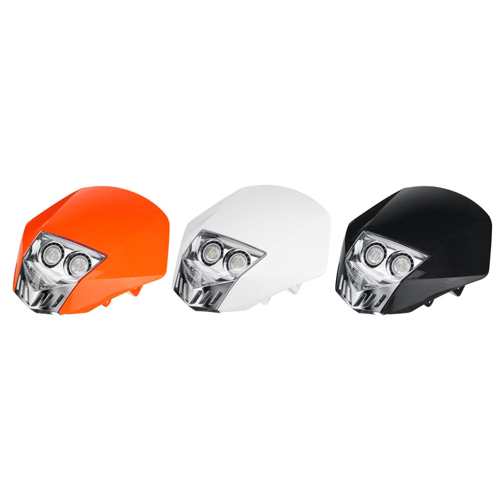 (Orange) 12V 35W Motorcycle Led Headlamp Headlight For Exc Xcf Sx F Smr Dirt Bike Orange 3592643653219