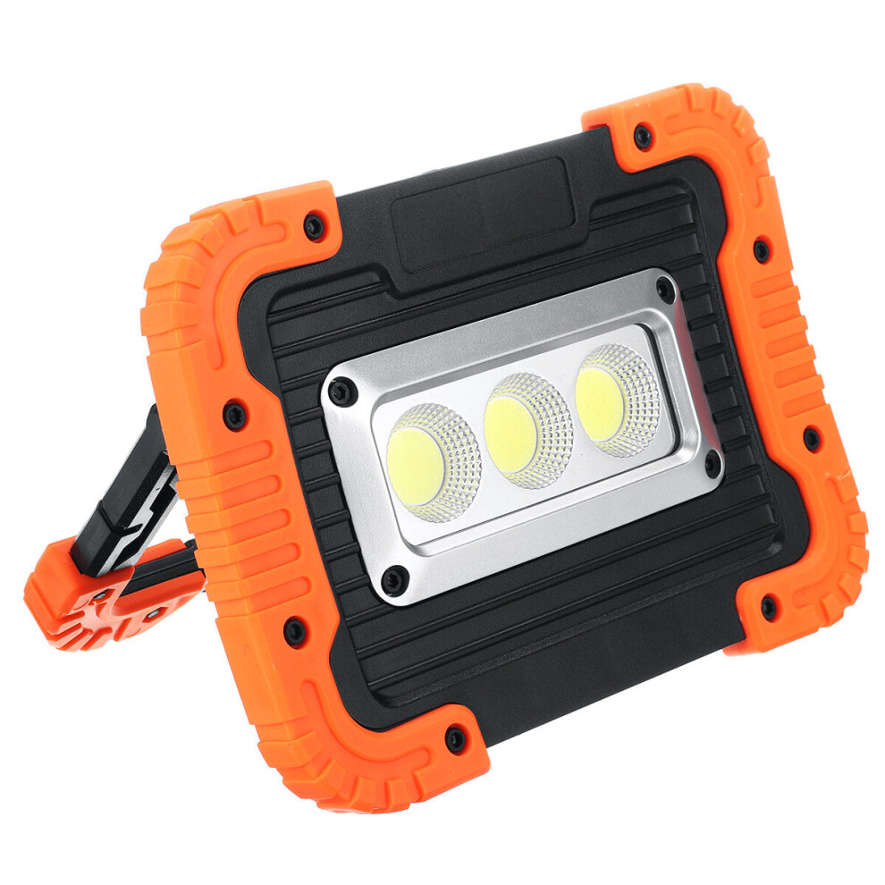 (Battery Powered) 10W COB LED Floodlight Outdoor Camping Work Lamp Rechargeable Charging Light