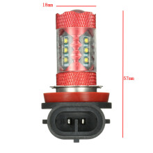 (H11) 12V Pair Motorcycle LED Fog Light Lamp Bulb White H11 H10 H7 H8 H4 9005 9006 P13W H16 H13