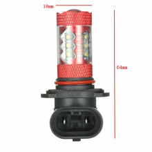 (9005) 12V Pair Motorcycle LED Fog Light Lamp Bulb White H11 H10 H7 H8 H4 9005 9006 P13W H16 H13