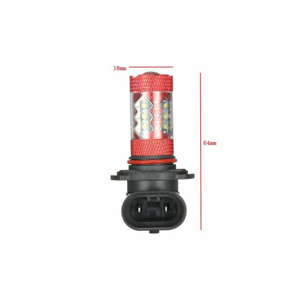 (9005) 12V Pair Motorcycle Led Fog Lamp Bulb H11 H10 H7 H8 H4 9005 9006 P13w H16 H13 Light/White 3592643652809