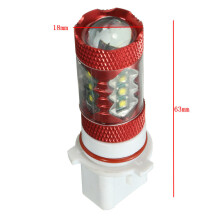 (P13W) 12V Pair Motorcycle LED Fog Light Lamp Bulb White H11 H10 H7 H8 H4 9005 9006 P13W H16 H13