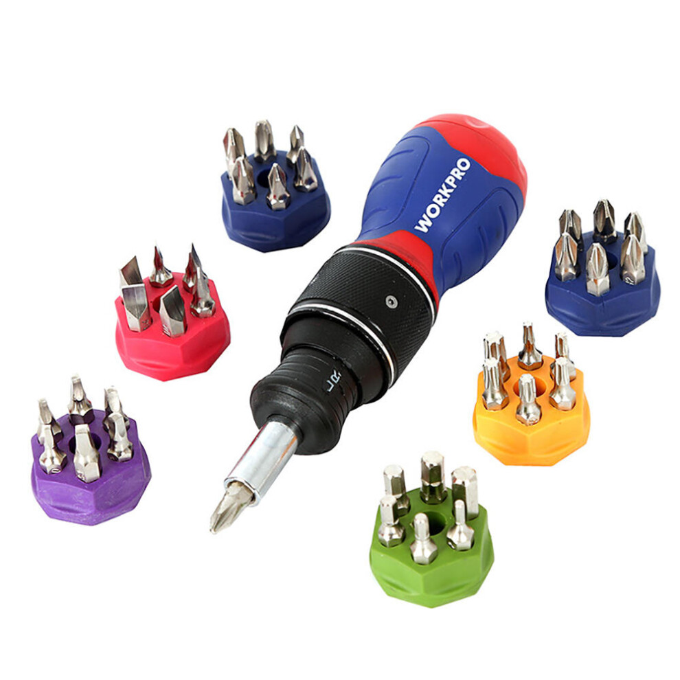 38 In 1 Multifunction Screwdrivers Kit Double Speed Ratchet Screwdriver Diy Repair Tool 9078193526332