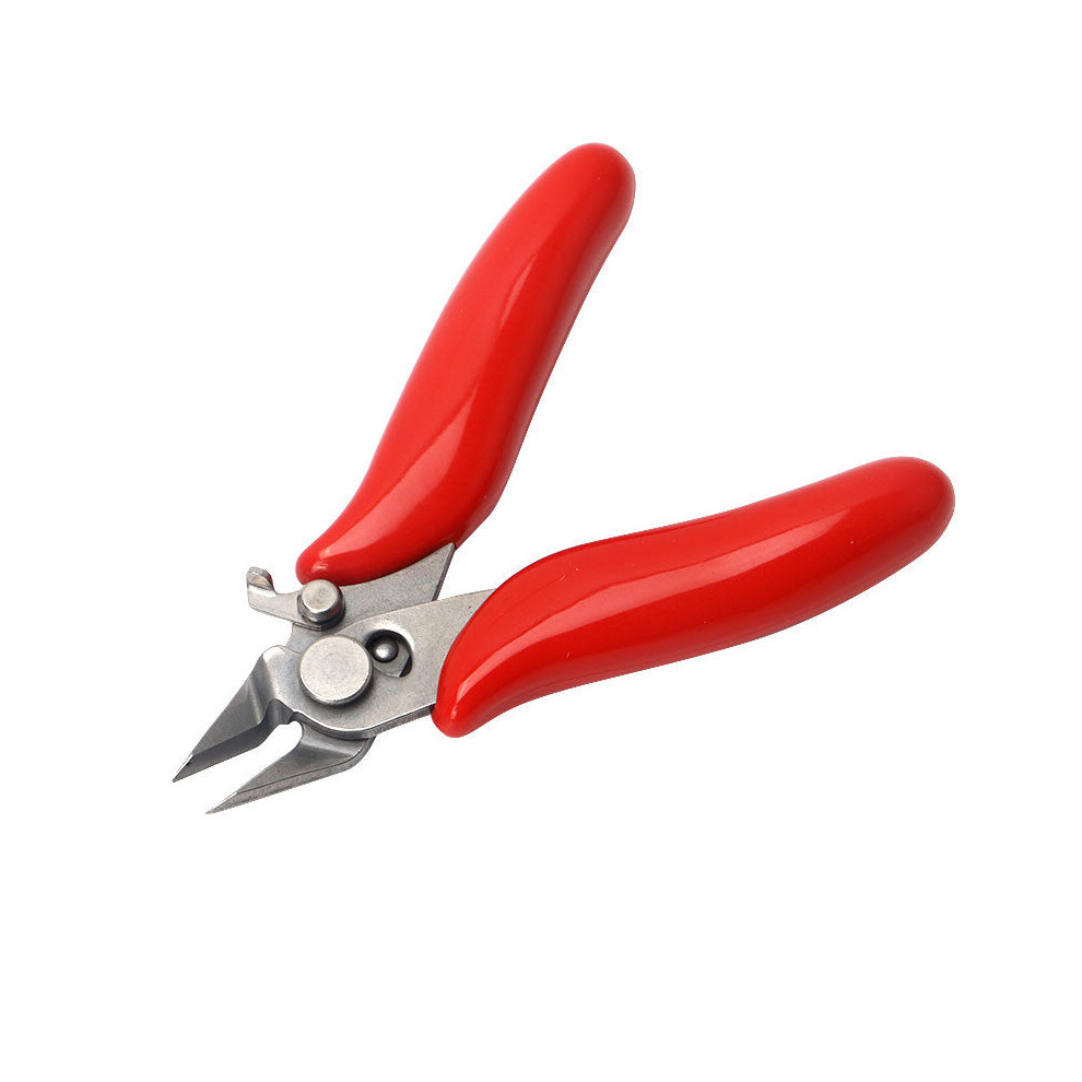 3.5inch Diagonal Cutting Pliers Wire Cable Side Flush Cutter Pliers with Lock Hand Tool