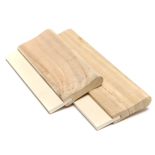 (21.5cm*12cm*2.1cm) 2 Sizes Wooden Handle Rubber Blade for Screen Printing Squeegee 2