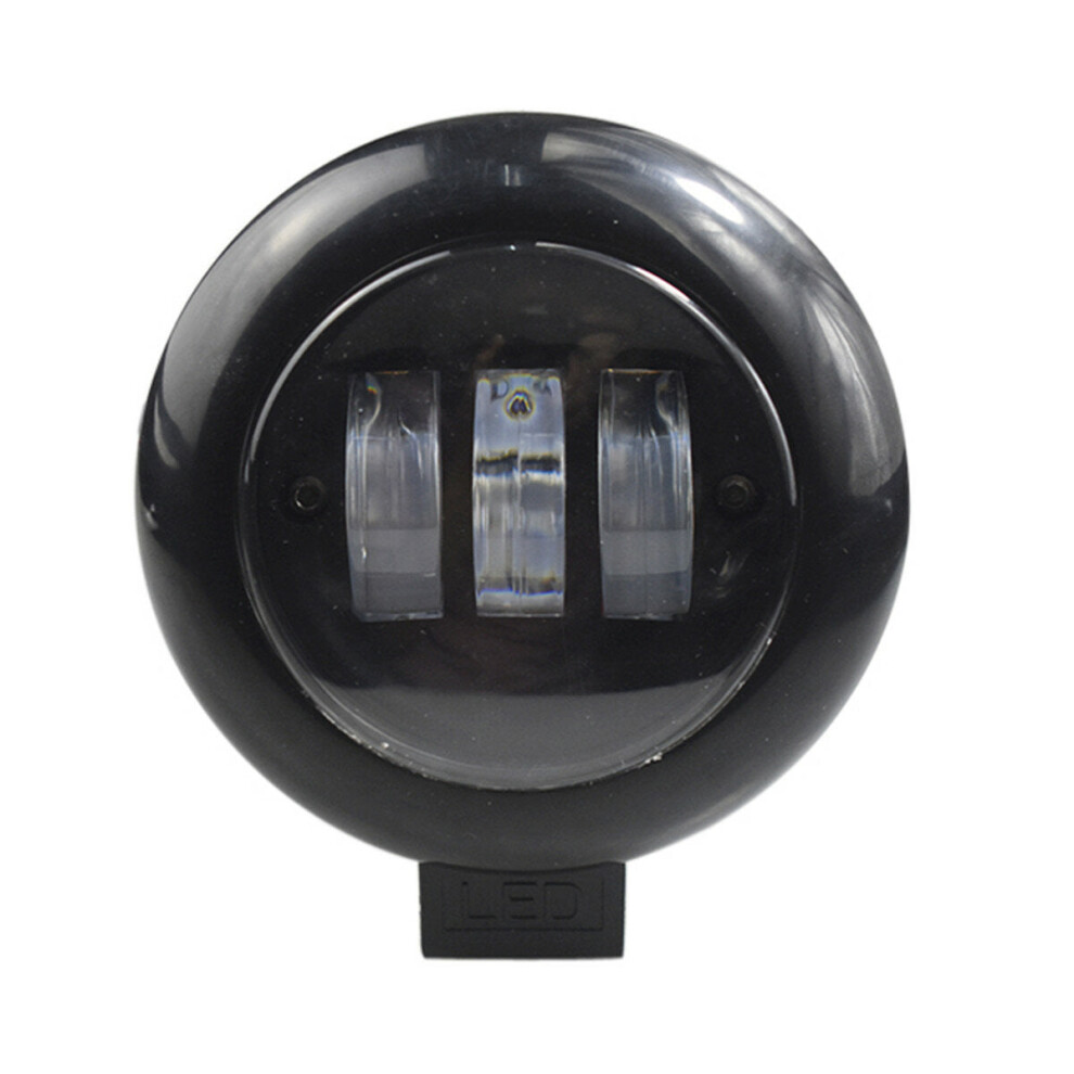 30W Ip68 Dc 10V-30V Led Work Bar Combo Reverse Round Fog Lamp 6000K Light 3592643652236