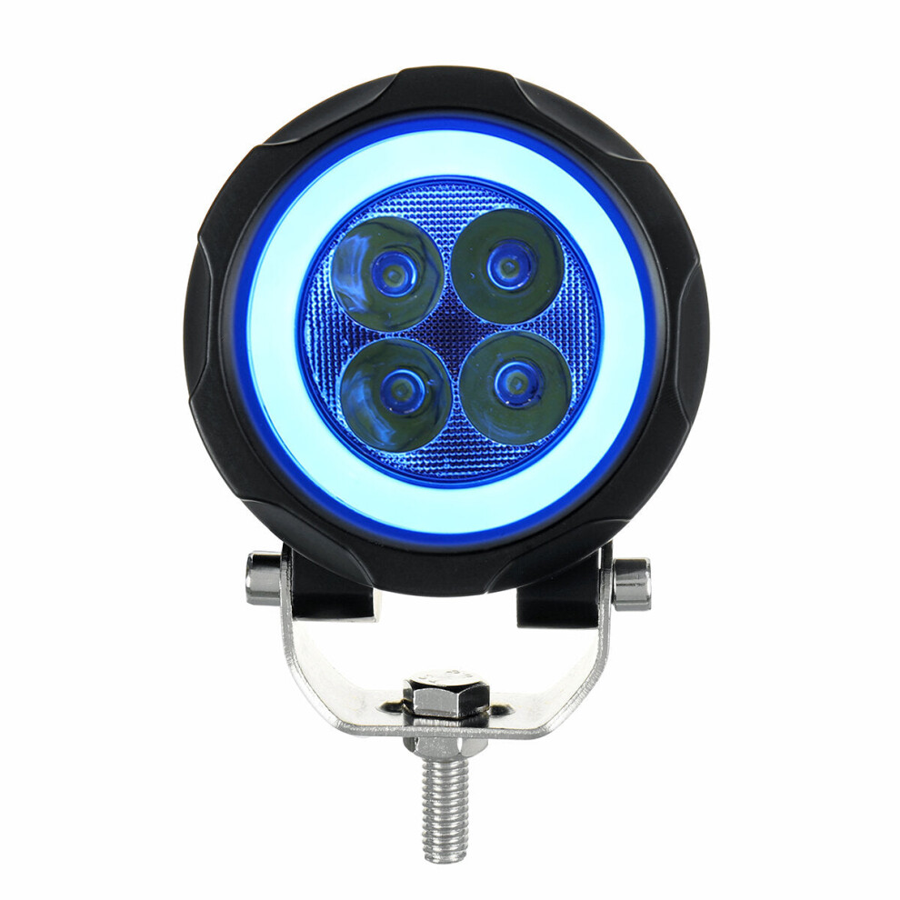 3 Inch 10V-30V 40W LED Circle Headlights Angel Ring Work Fog Light Waterproof 6000K-7000K For Off-Road Vehicle