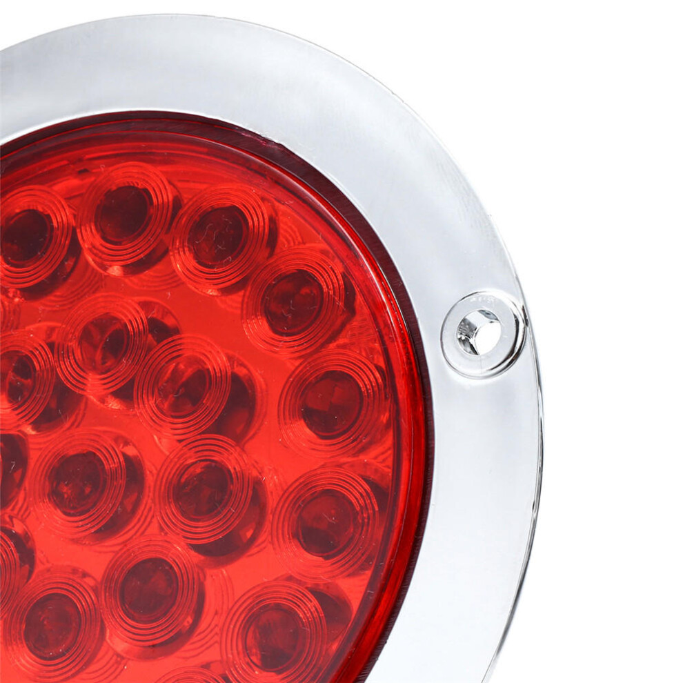 () 24 Leds 10-30V Waterproof Indicator Stop Rear Tail For Motorcycle Car Atv Boats Red/Light 3592643652465