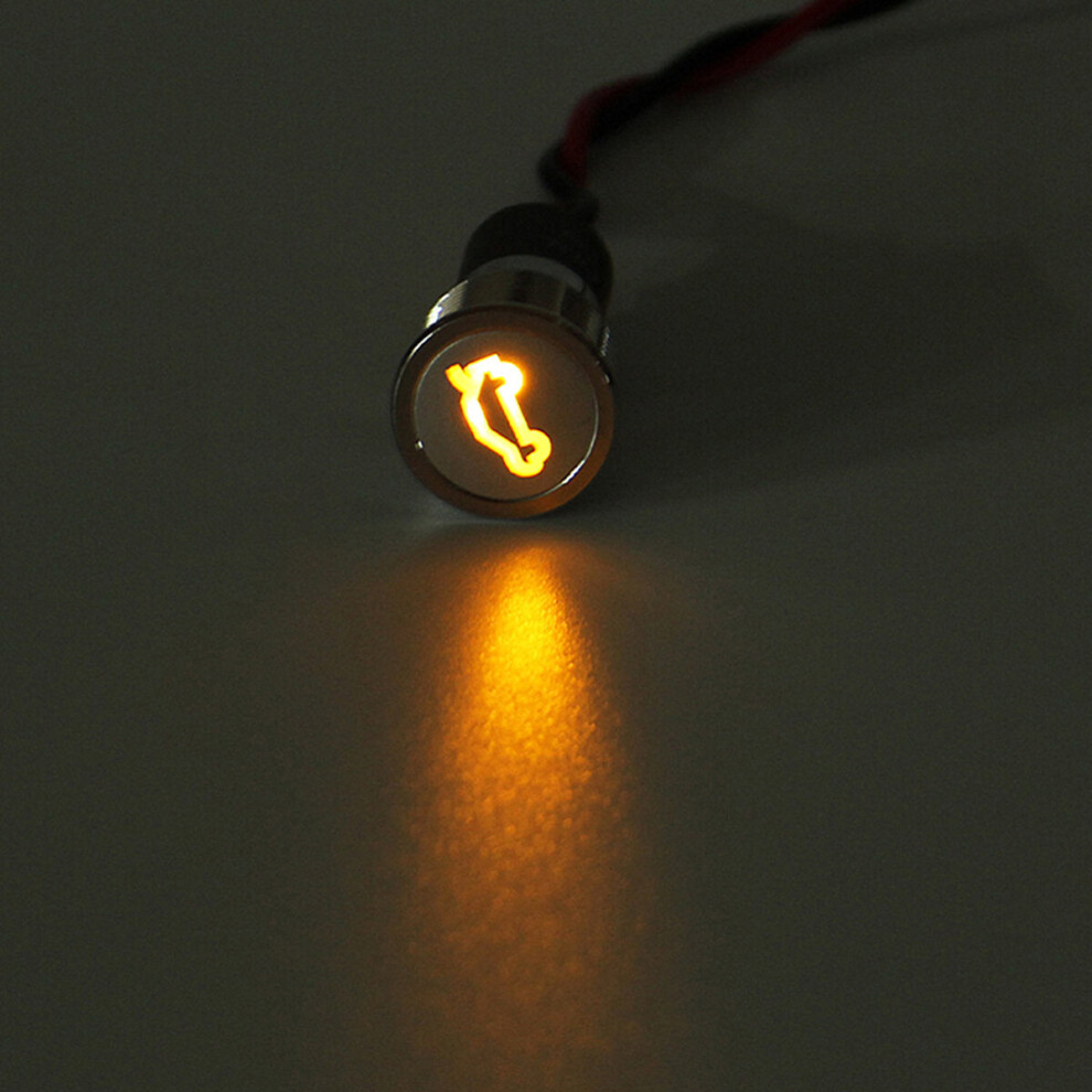 (30) 12V 16Mm Led Dash Panel Warning Pilot Indicator Light 9078193998597