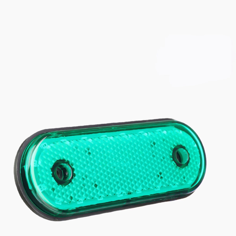 () 1Pc 24V 20 Led Side Marker Indicator For Truck Trailer Lorry Caravan Green/Light 9078193997545