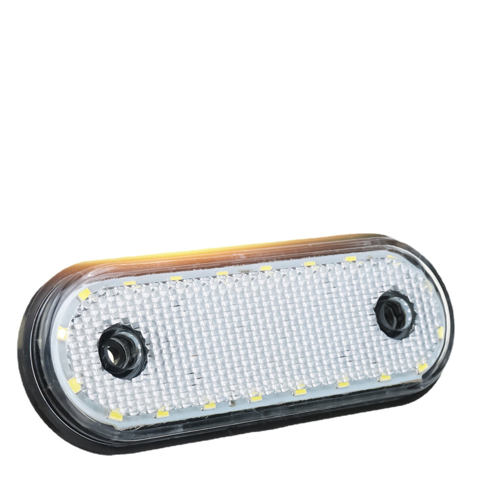 () 1Pc 24V 20 Led Side Marker Indicator For Truck Trailer Lorry Caravan White/Light 9078193997569