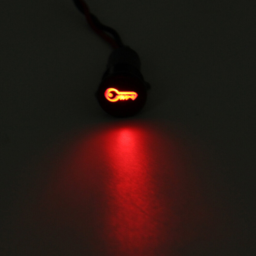 (30) 12V 16Mm Metal Led Dash Panel Warning Pilot Indicator Lamp Boat Light 9078193998306