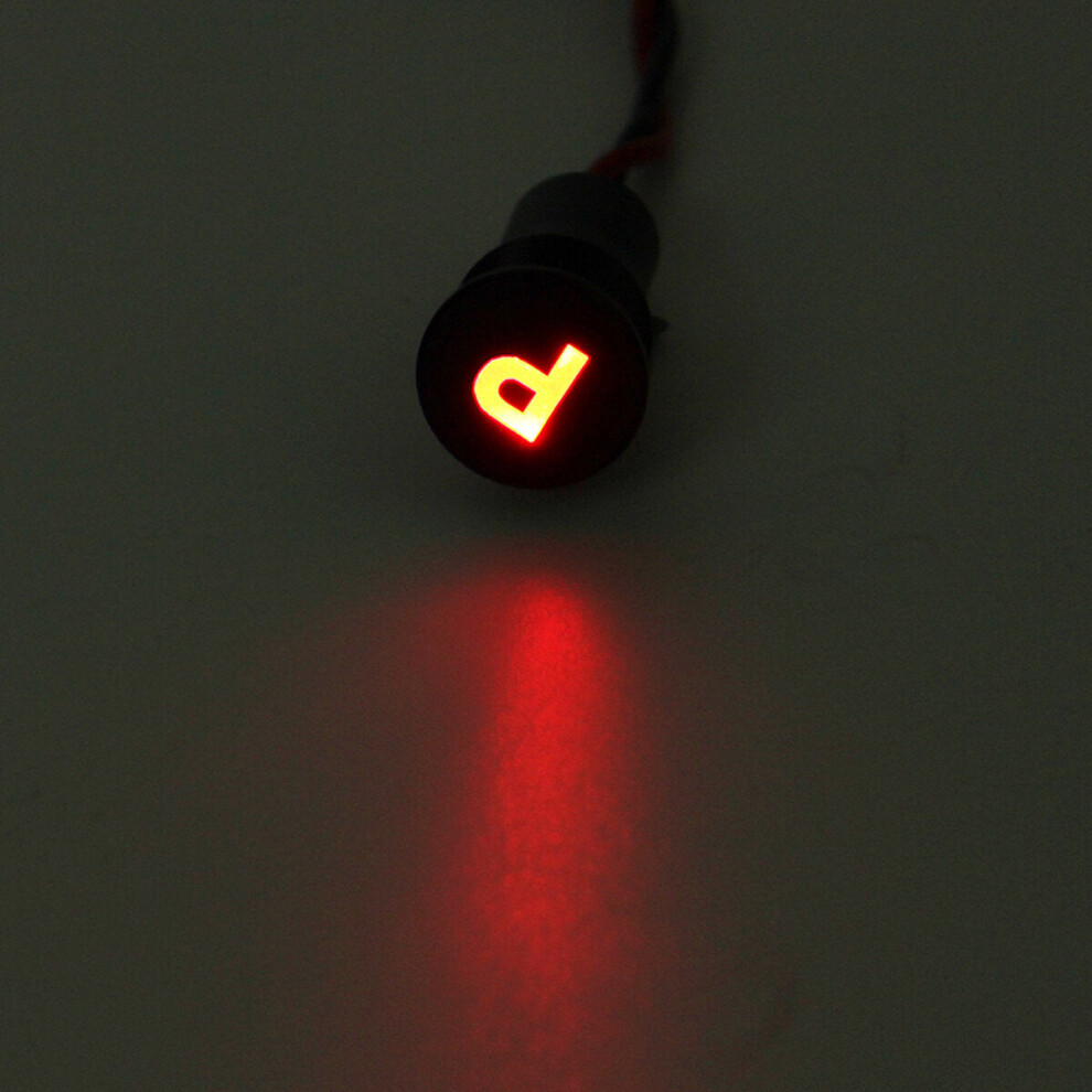 (22) 12V 16Mm Metal Led Dash Panel Warning Pilot Indicator Lamp Boat Light 9078193998382
