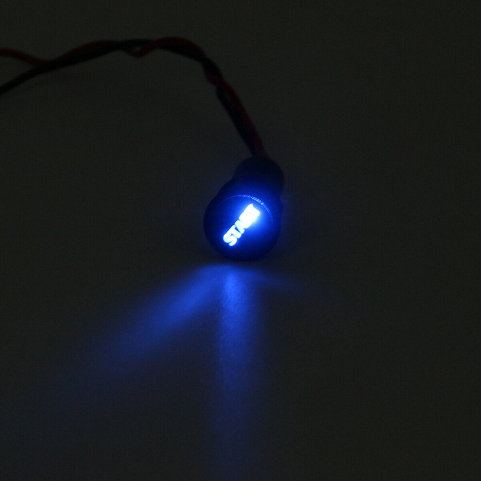 (26) 12V 16Mm Metal Led Dash Panel Warning Pilot Indicator Lamp Boat Light 9078193998450