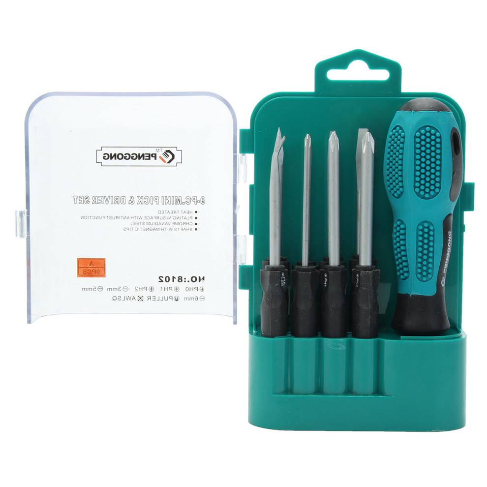9Pcs Magnetic Screwdrivers Kit Electronic Repair Hand-Tools Kit 9078193530186