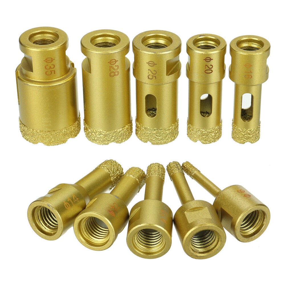 (16Mm) 6Mm-35Mm M14 Diamond Hole Saw Drill Bit Glass Ceramic Tile Marble Cutting Tool 9078193516029