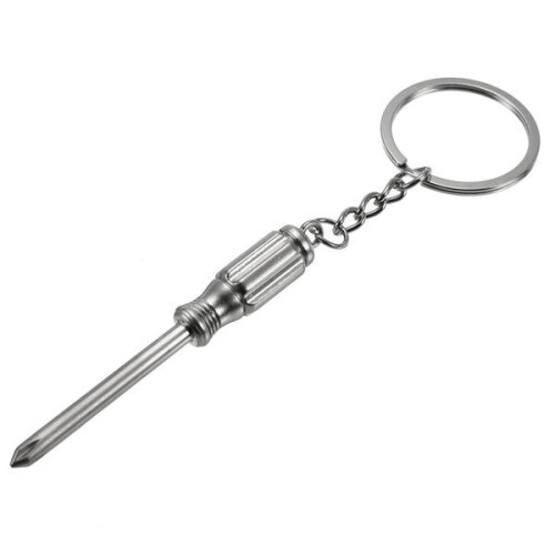 Creative Mini Tool Model Phillips Screwdriver Key Chain Ring 1