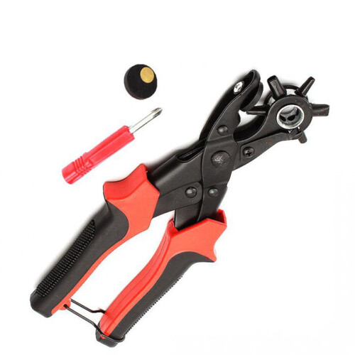 DIY Home or Craft Projects Super Heavy Duty Rotary Puncher, Multi Hole Sizes Maker Tool 2
