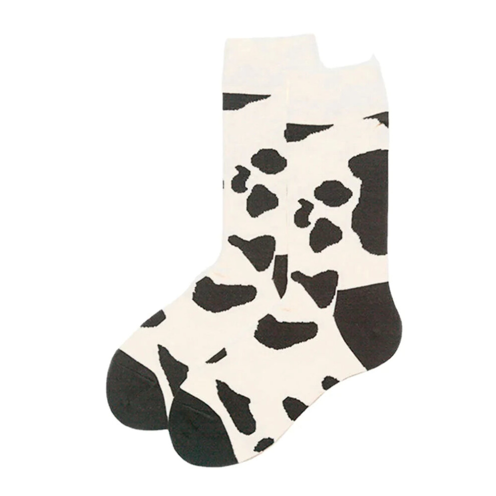 Couple Models Cow Texture Cotton Socks Japanese And Korean Style Cute Cotton Socks For Men And Women