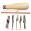 Lino Block Cutting Rubber Stamp Carving Tools With 5 Blade Bits For Print Making 5