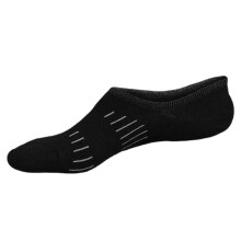 (Black) Men Cotton Plain Low Cut Ankle Socks Athletic Skid Resistant Deodorization No Show Socks