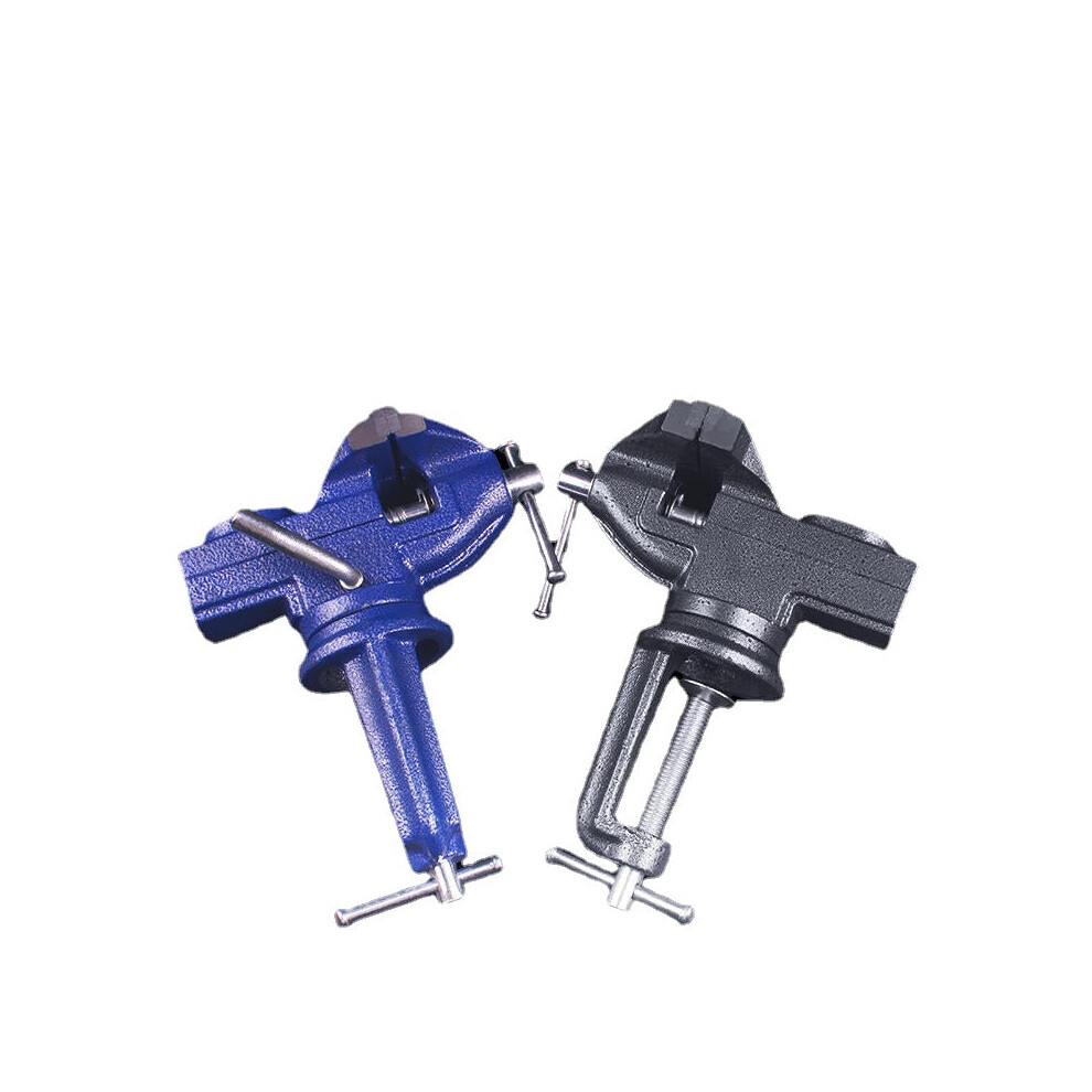 (Black) Household Universal Multi-Functional Bench Pliers Tool Miniature Flat Clamp Bench Vises