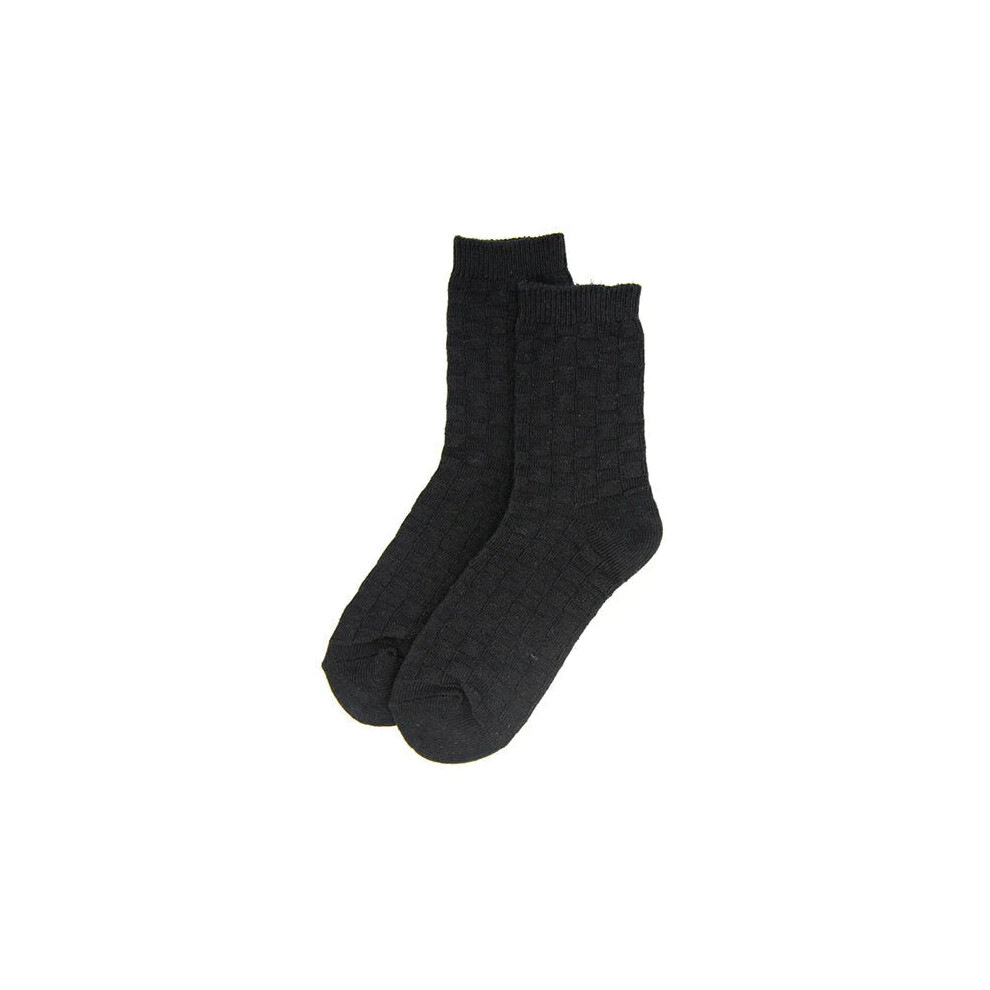 (Black) Men Cotton Tube Socks Athletic Sport Breathable Skid Resistant Deodorization Ankle Socks