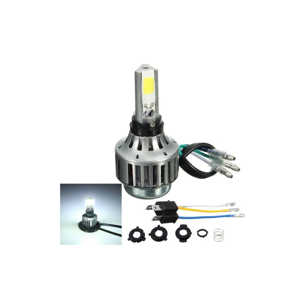 H4 32W 3000lm 6000K Hi/Lo Lamp COB Motorcycle LED Headlight Bulb