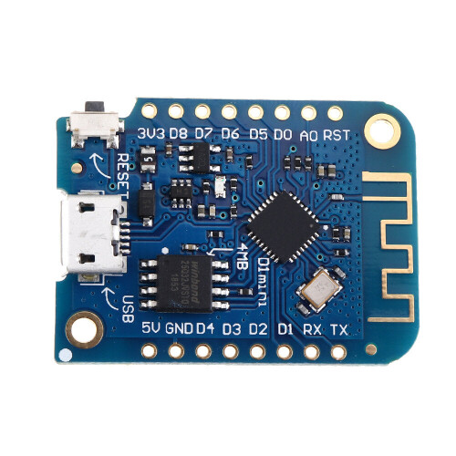 (2pcs) D1 Mini V3.0.0 WIFI Internet Of Things Development Board Based ESP8266 4MB MicroPython Nodemcu 1