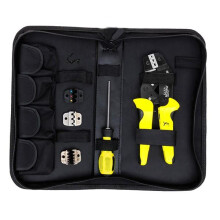 Multifunctional Ratchet Crimping Tool 26-10 AWG Terminals Pliers Kit