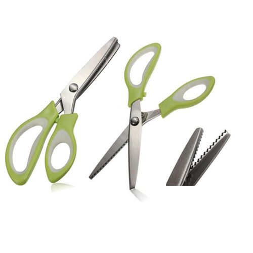 Professional Stainless Steel Pinking Shear Tailor Sew Cloth Making Scissors Tool 2