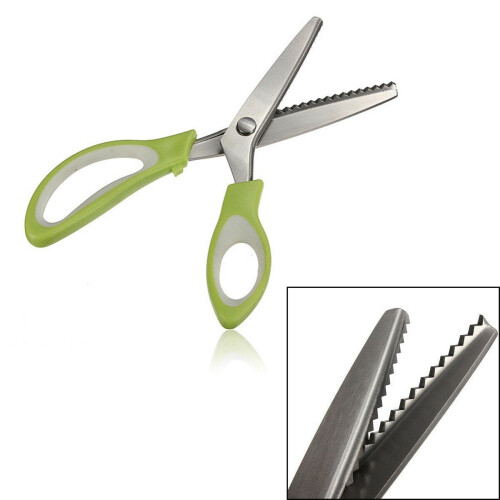 Professional Stainless Steel Pinking Shear Tailor Sew Cloth Making Scissors Tool 1