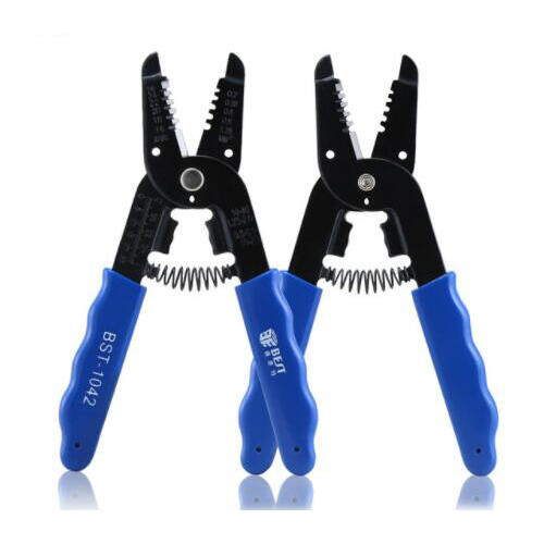 Portable Wire Stripper Plier Crimper Cable Stripping Crimping Cutter Hand Tool 2