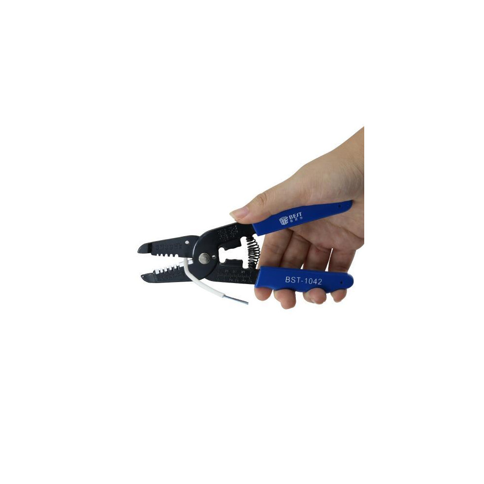 Portable Wire Stripper Plier Crimper Cable Stripping Crimping Cutter Hand Tool 9078193524628