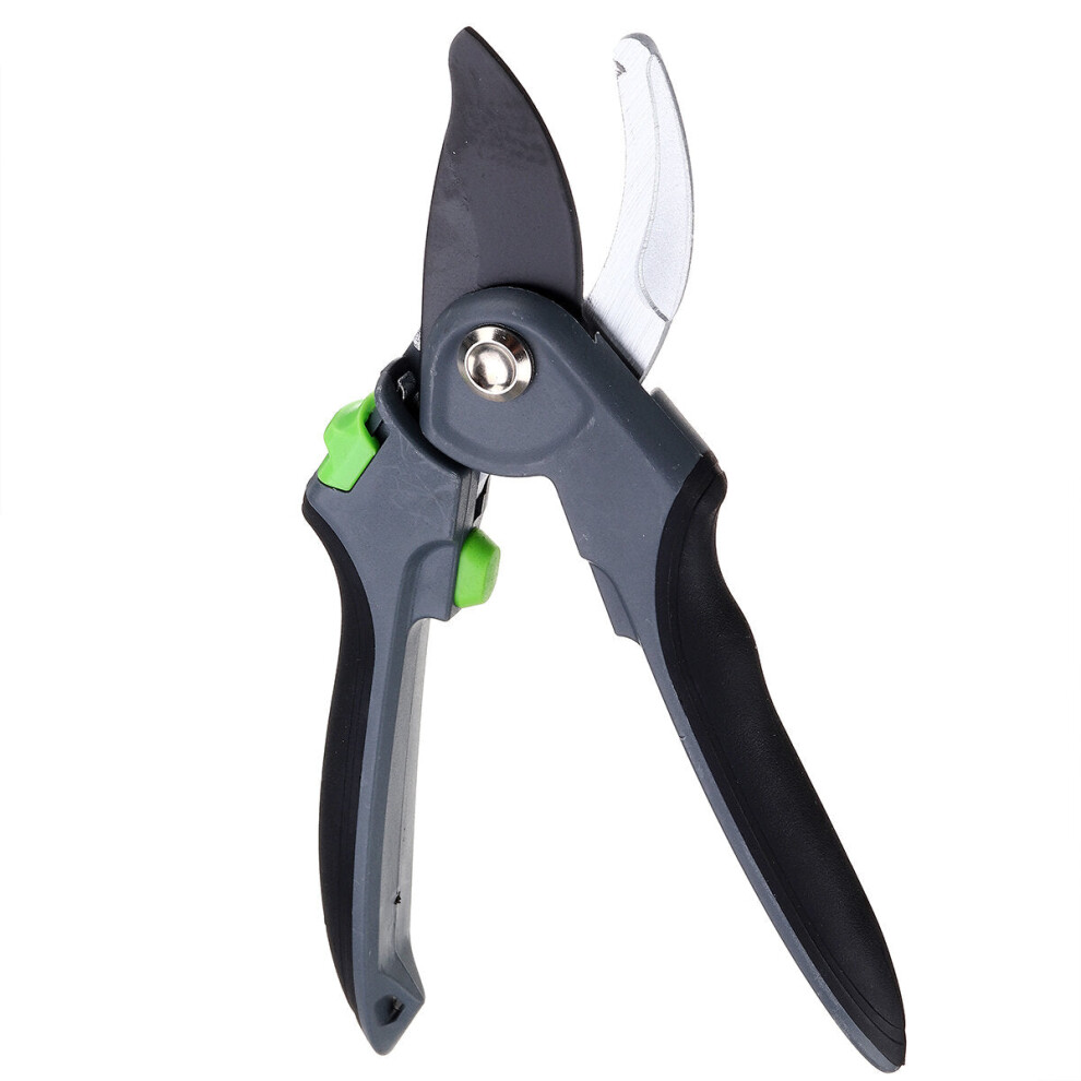 (B0407B) Pruning Shear Cutter Garden Tools Labor Saving Steel Scissors Gardening Plant Branch